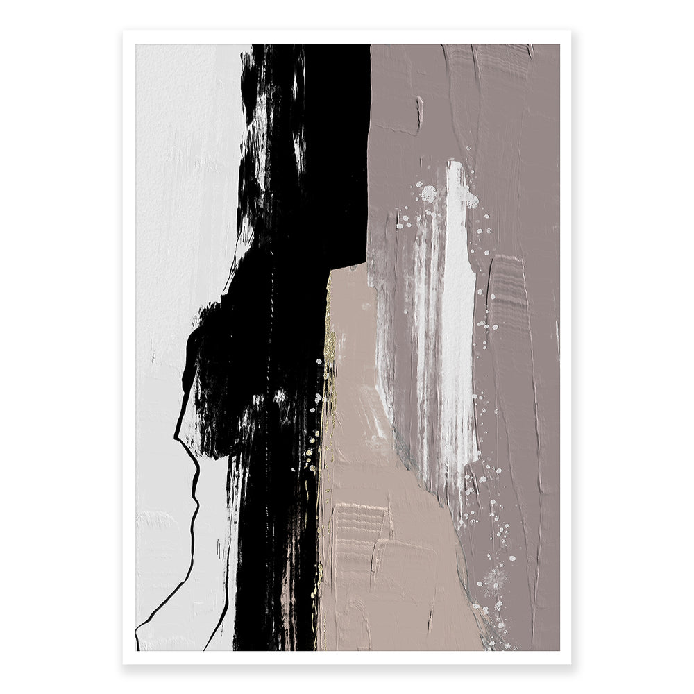 Brush Strokes Abstract Wall Art 02