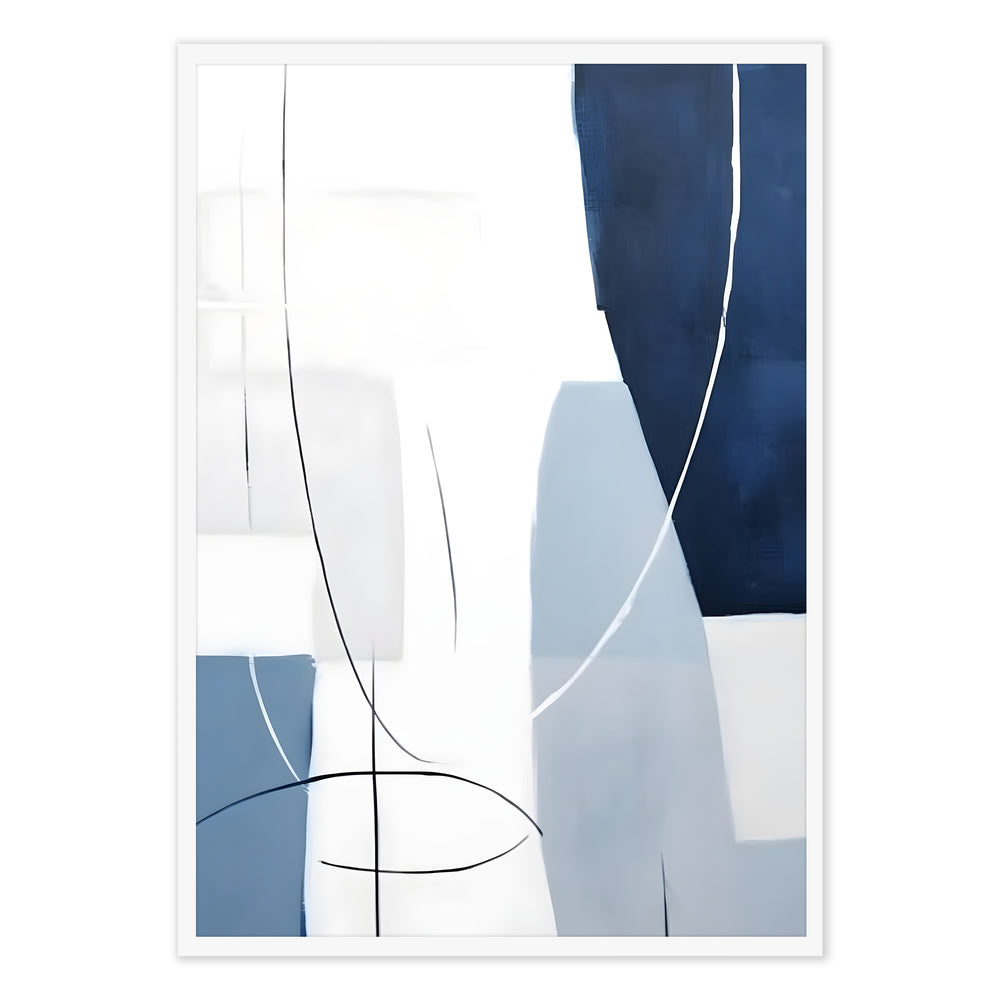 Lakeside Blue Abstract No.1