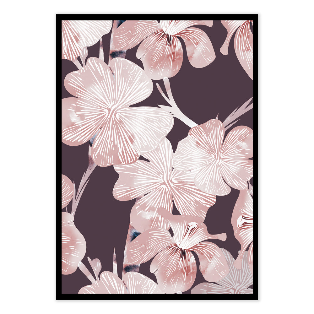 Mauve Moment Botanical Print