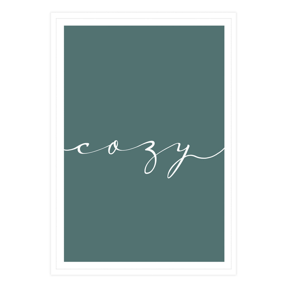 Cozy Graphic Wall Art Print